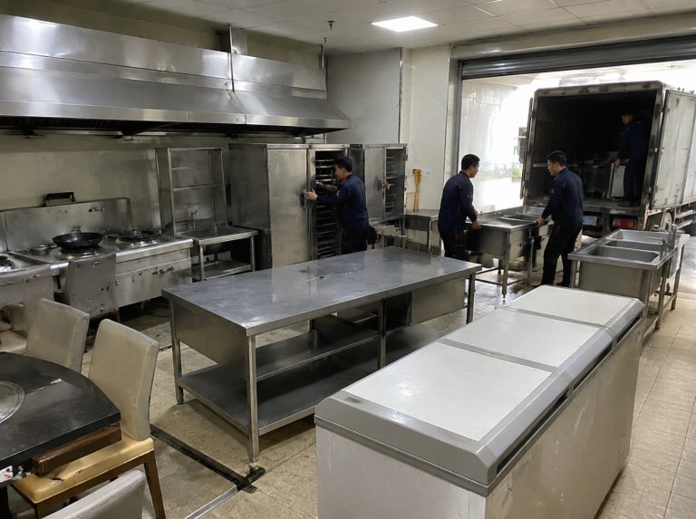 沙湾区酒店宾馆厨房设备整体回收